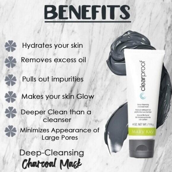 MARY KAY CLEARPROOF DEEP CLEANSING CHARCOAL MASK~FULL SIZE~CLEAR PROOF SKIN! - Picture 1 of 1